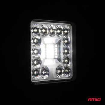 04202/AM ΠΡΟΒΟΛΕΑΣ ΕΡΓΑΣΙΑΣ ΤΕΤΡΑΓΩΝΟΣ LED 96W 9-36V 8.000lm 6.500K AWL61 AMIO - 1 ΤΕΜ.