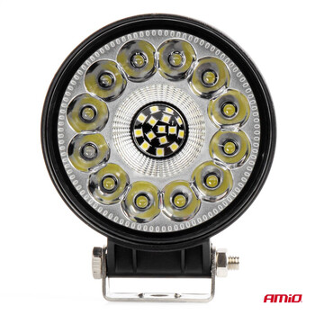 04203/AM ΠΡΟΒΟΛΕΑΣ ΕΡΓΑΣΙΑΣ ΣΤΡΟΓΓΥΛΟΣ LED 96W 9-36V 9.600lm 6.500K AWL62 AMIO - 1 ΤΕΜ.