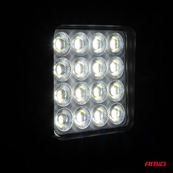 04205/AM ΠΡΟΒΟΛΕΑΣ ΕΡΓΑΣΙΑΣ ΤΕΤΡΑΓΩΝΟΣ LED 192W 9-36V 12.000lm 6.500K AWL64 AMIO - 1 ΤΕΜ.