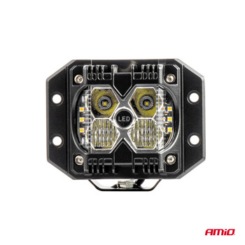 04207/AM ΠΡΟΒΟΛΕΑΣ ΕΡΓΑΣΙΑΣ ΤΕΤΡΑΓΩΝΟΣ LED 60W 9-36V 6.000lm 6.500K AWL66 AMIO - 1 ΤΕΜ.