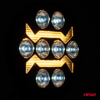 04210/AM ΠΡΟΒΟΛΕΑΣ ΕΡΓΑΣΙΑΣ ΣΤΡΟΓΓΥΛΟΣ LED 54W 9-36V 10.000lm 6.500K AWL69 AMIO - 1 ΤΕΜ.