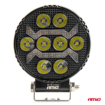 04210/AM ΠΡΟΒΟΛΕΑΣ ΕΡΓΑΣΙΑΣ ΣΤΡΟΓΓΥΛΟΣ LED 54W 9-36V 10.000lm 6.500K AWL69 AMIO - 1 ΤΕΜ.