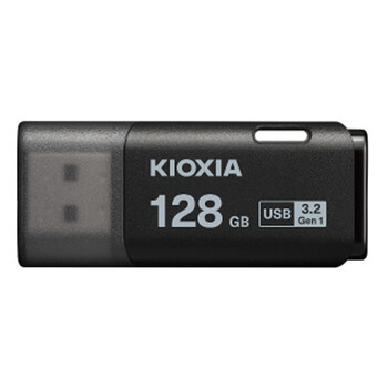 KIOXIA USB 3.2 FLASH STICK 128GB HAYABUSA BLACK U301