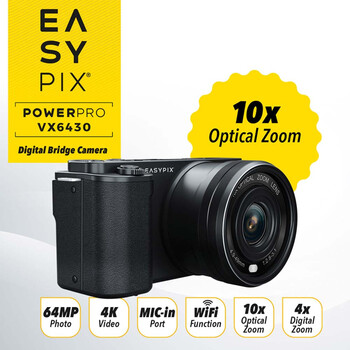 EASYPIX WIFI BRIDGE CAMERA 10x ZOOM POWER PRO VX6430