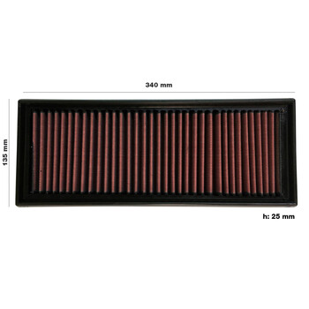 SRSR150 355Χ134Χ30 ΦΙΛΤΡΟ ΑΕΡΟΣ RACING SIMONI RACING - 1 TEM