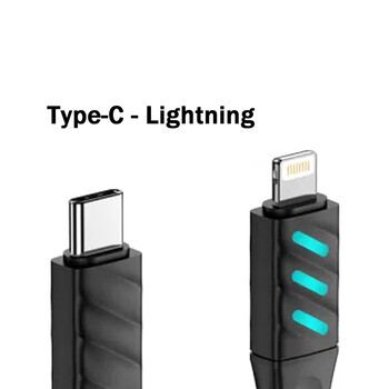 Καλώδιο Κινητού - Havit CB6255 1m με ένδειξη LED