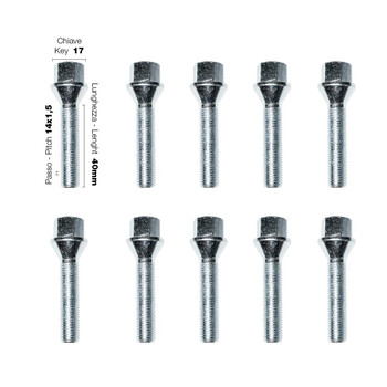 SRBR/9-10 ΜΠΟΥΛΟΝΙΑ ΚΩΝΙΚΑ 14x1.5 40mm 10ΤΜΧ (17)