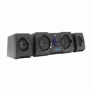 WHITE SHARK RGB GAMING 2.2 SPEAKERS MOOD BLACK