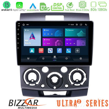 Bizzar Ultra Series Ford Ranger/mazda Bt50 8core Android13 8+128gb Navigation Multimedia Tablet 9" u-ul2-Fd0687