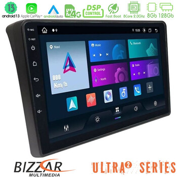 Bizzar Ultra Series Fiat Ducato/citroen Jumper/peugeot Boxer 8core Android13 8+128gb Navigation Multimedia Tablet 9" u-ul2-Ft483