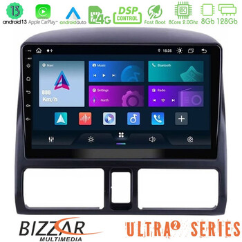 Bizzar Ultra Series Honda crv 2002-2006 8core Android13 8+128gb Navigation Multimedia Tablet 9" u-ul2-Hd0873