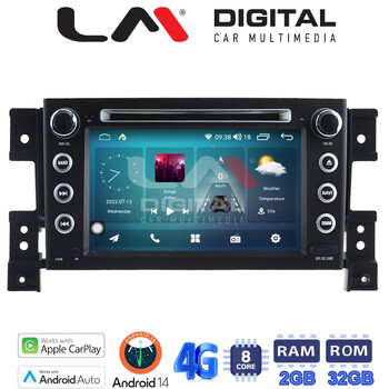 LM Digital - LM R8053 GPS Οθόνη OEM Multimedia Αυτοκινήτου για SUZUKI GRAN VITARA 2005 > 2015 (CarPlay/AndroidAuto/BT/GPS/WIFI/GPRS) electriclife