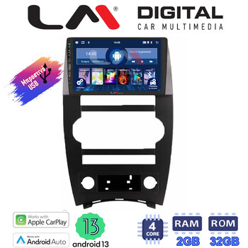 LM Digital - LM ZA4205 GPS Οθόνη OEM Multimedia Αυτοκινήτου για Jeep Commander 2007 > 2009 (CarPlay/AndroidAuto/BT/GPS/WIFI/GPRS) electriclife