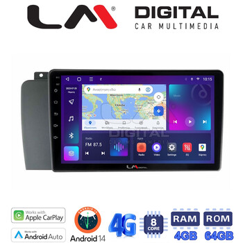 LM Digital - LM ZC8957 GPS Οθόνη OEM Multimedia Αυτοκινήτου για VOLVO V70-S60- XC70 2004 > 2007 (CarPlay/AndroidAuto/BT/GPS/WIFI/GPRS) electriclife