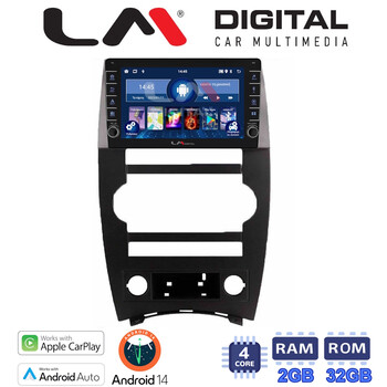 LM Digital - LM ZG4205 GPS Οθόνη OEM Multimedia Αυτοκινήτου για Jeep Commander 2007 > 2009 (CarPlay/AndroidAuto/BT/GPS/WIFI/GPRS) electriclife