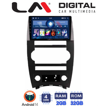 LM Digital - LM ZL4205 GPS Οθόνη OEM Multimedia Αυτοκινήτου για Jeep Commander 2007 > 2009 (BT/GPS/WIFI/GPRS) electriclife