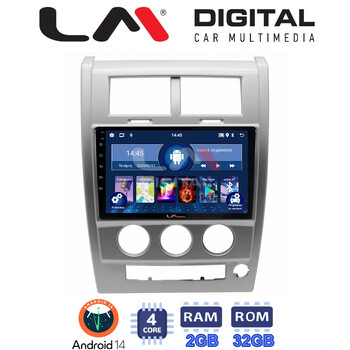 LM Digital - LM ZL4334 GPS Οθόνη OEM Multimedia Αυτοκινήτου για Jeep Cherokee KK 2008 > 2014 (BT/GPS/WIFI/GPRS) electriclife