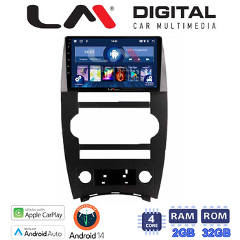 LM Digital - LM ZN4205 GPS Οθόνη OEM Multimedia Αυτοκινήτου για Jeep Commander 2007 > 2009 (CarPlay/AndroidAuto/BT/GPS/WIFI/GPRS) electriclife