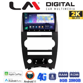 LM Digital - LM ZQ8205 GPS Οθόνη OEM Multimedia Αυτοκινήτου για Jeep Commander 2007 > 2009 (CarPlay/AndroidAuto/BT/GPS/WIFI/GPRS) electriclife