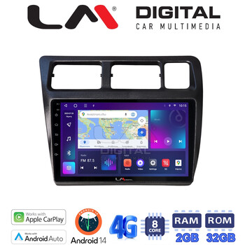 LM Digital - LM ZR8910 GPS Οθόνη OEM Multimedia Αυτοκινήτου για Toyota Corolla 1992 > 1997 (CarPlay/AndroidAuto/BT/GPS/WIFI/GPRS) electriclife