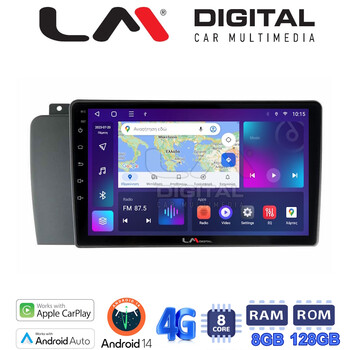 LM Digital - LM ZT8957 GPS Οθόνη OEM Multimedia Αυτοκινήτου για VOLVO V70-S60- XC70 2004 > 2007 (CarPlay/AndroidAuto/BT/GPS/WIFI/GPRS) electriclife