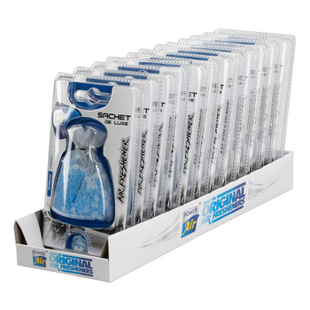 L.JEESL10 ΑΡΩΜΑΤΙΚΟ ΑΥΤΟΚΙΝΗΤΟΥ SACHET DE LUXE ΣΕ ΠΟΥΓΚΙ ΚΡΕΜΑΣΤΟ ΜΕ ΑΡΩΜΑ BREEZE FRESH  LAMPA - 12 ΤΕΜ.