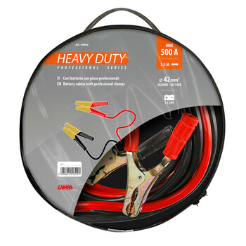 L6989.0 ΡΕΥΜΑΤΟΔΟΤΕΣ PROFESSIONAL SERIES HEAVY DUTY 500A 350cm LAMPA - 1 ΤΕΜ.