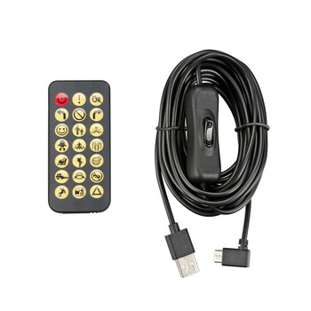 L9578.0 ΠΑΝΕΛ ΕΥΚΑΜΠΤΟ SMART LED PANEL 512 LED 70x173mm RGB ΜΕ ΚΑΛΩΔΙΟ 450cm ΓΙΑ USB & REMOTE CONTROL LAMPA - 1 ΤΕΜ.