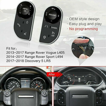 DIQ FZ 2009 STEERING WHEEL CONTROL BUTTONS - TOUCH SWITCHES for LAND ROVER - RANGE ROVER