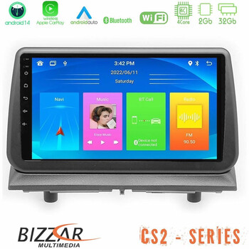 Bizzar cs2 Series 4core Android14 2+32gb Dodge Nitro 2007-2011 Navigation Multimedia Tablet 9″ με Carplay & Android Auto με Carplay & Android Auto u-cs2-Dg1697