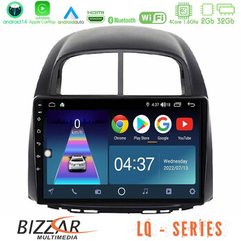 Bizzar lq Series 4core Android14 2+32gb Daihatsu Sirion/subaru Justy Navigation Multimedia Tablet 10" με Carplay & Android Auto u-lq-Dh0527