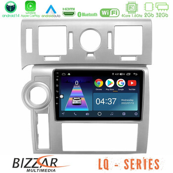 Bizzar lq Series 4core Android14 2+32gb Hummer h2 2008-2009 Navigation Multimedia Tablet 9" με Carplay & Android Auto u-lq-Hu002n
