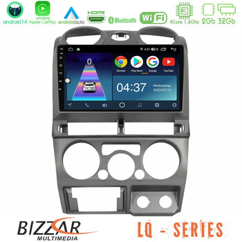 Bizzar lq Series 4core Android14 2+32gb Isuzu d-max 2007-2011 Navigation Multimedia Tablet 9" με Carplay & Android Auto u-lq-Iz0770