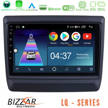 Bizzar lq Series 4core Android14 2+32gb Isuzu d-max 2020-2023 Navigation Multimedia Tablet 9" με Carplay & Android Auto u-lq-Iz715
