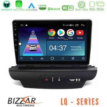 Bizzar lq Series 4core Android14 2+32gb kia Ceed 2018-2023 Navigation Multimedia Tablet 9" με Carplay & Android Auto (Low Version) u-lq-Ki1674