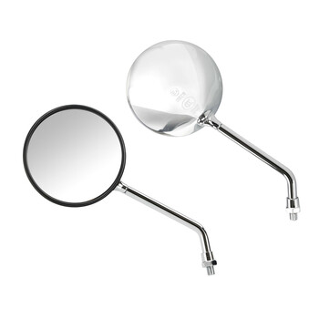 9163.0-LM ΚΑΘΡΕΠΤΕΣ MOTO OPAL CHROME ΣΤΡΟΓΓΥΛΟΙ M10x1,25 DX ΧΡΩΜΙΟ LAMPA - 2 τεμ.