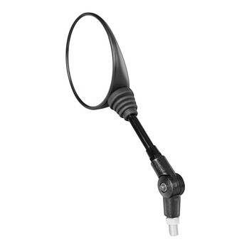 9163.7-LM ΚΑΘΡΕΠΤΕΣ MOTO BICO ΣΤΡΟΓΓΥΛΟΙ M10x1,25 DX ΜΑΥΡΟΙ LAMPA - 2 τεμ.