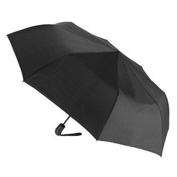 L9960.7 ΟΜΠΡΕΛΑ COMPACT MIDI Φ98cm ΑΝΤΙΑΝΕΜΙΚΗ ΜΕ ΑΥΤΟΜΑΤΟ ΑΝΟΙΓΜΑ ΣΕ ΜΑΥΡΟ ΧΡΩΜΑ LAMPA - 1 ΤΕΜ.