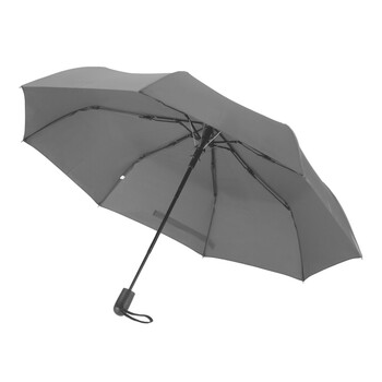 L9960.9 ΟΜΠΡΕΛΑ COMPACT MIDI Φ98cm ΑΝΤΙΑΝΕΜΙΚΗ ΜΕ ΑΥΤΟΜΑΤΟ ΑΝΟΙΓΜΑ ΣΕ ΓΚΡΙ ΧΡΩΜΑ LAMPA - 1 ΤΕΜ.
