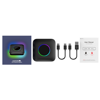CARMEDIA CMAB 02 CARPLAY Ai BOX ANDROID OEM ADAPTOR 4-64 SNAPDRAGON