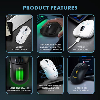 ARMAGGEDDON 3-MODE GAMING MOUSE BLACK