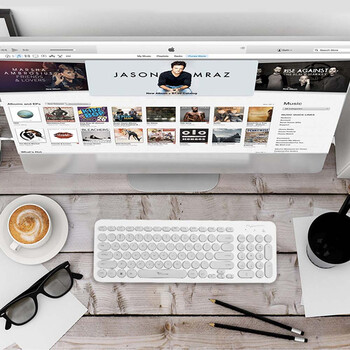 ALCATROZ WIRELESS KEYBOARD JELLYBEAN A200 W.WHITE