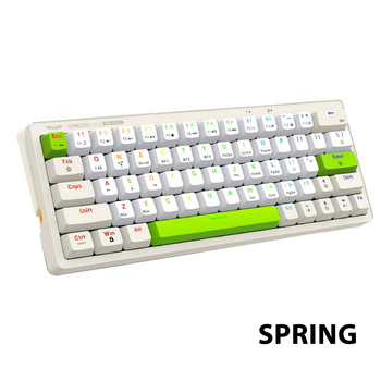 ARMAGGEDDON TRIMODE MECH RGB KEYBOARD LINEAR 63KEYS GMK-100 SPRING