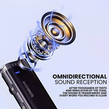 SONIC GEAR WIRELESS CLIP-ON MICROPHONE BLACK