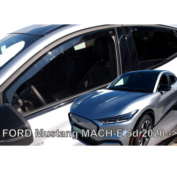 ΑΝΕΜ.SET15342 ΑΝΕΜΟΘΡΑΥΣΤΕΣ ΓΙΑ FORD MUSTANG MACH-E 5D 2020+ ΣΕΤ ΑΥΤΟΚΙΝΗΤΟΥ ΑΠΟ ΕΥΚΑΜΠΤΟ ΦΙΜΕ ΠΛΑΣΤΙΚΟ HEKO - 4 ΤΕΜ.