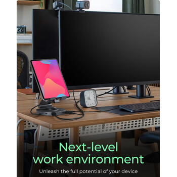 ICY BOX TABLET AND SMARTPHONE HOLDER UP TO 11' WITH 8IN1 DOCKING STATION