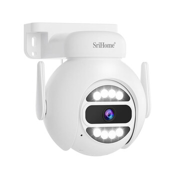 SRIHOME 5MP HD WIRELESS TOUCH NVR WITH 4 IP CAMERAS