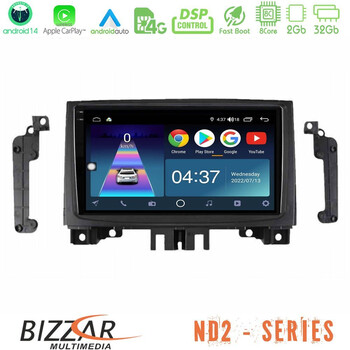 Bizzar nd2 Series 8core Android14 2+32gb  Mercedes Sprinter/vw Crafter 2006-2018 Navigation Multimedia Tablet 9″ με Carplay & Android Auto u-nd2-Mb1705