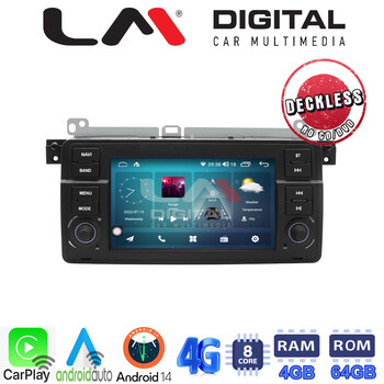 LM Digital - LM Q8052 GPS Οθόνη OEM Multimedia Αυτοκινήτου για BMW σειρά 3 E46 1998 > 2006 (CarPlay/AndroidAuto/BT/GPS/WIFI/GPRS) electriclife