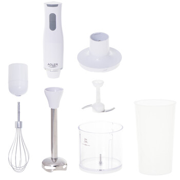 ADLER HAND BLENDER SET 500W WHITE